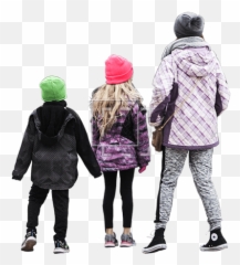 Three Winter Kids - Immediate Entourage Kids Winter Png,Children Png