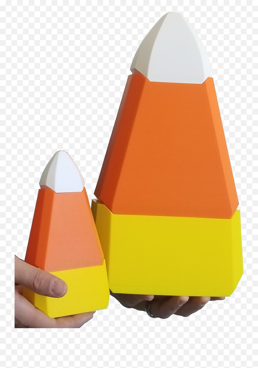 Giant Candy Corn Dish Is The Perfect 3d Print For Halloween - Hard Png,Candy Corn Transparent