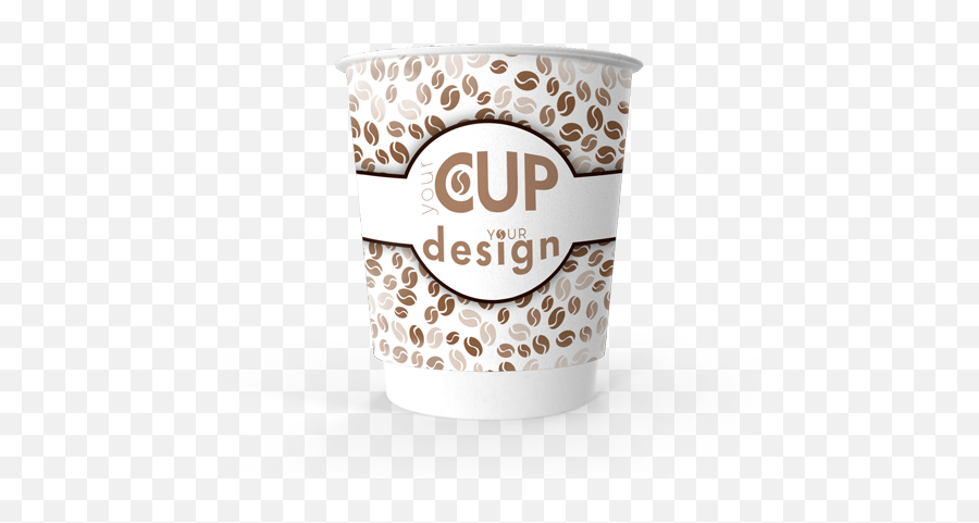 Double Wall Paper Cup 230 Ml Custom - Paper Cup Printing Png,Double Cup Png