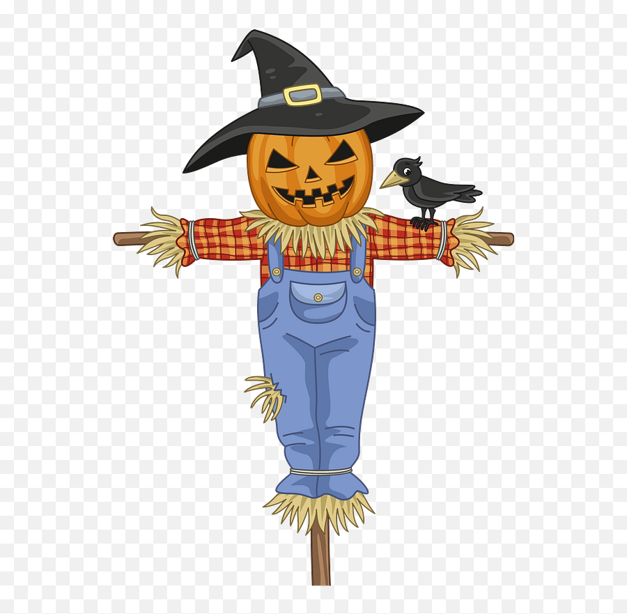 Scarecrow Clipart - Scarecrow Clipart Step By Step Png,Scarecrow Transparent