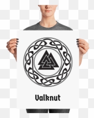 Valknut Poster - Scientific Vintage Bird Illustration Png,Valknut Png