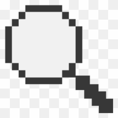 Pixel Magnifying Glass 1 Graphic - Icons Free Graphics png