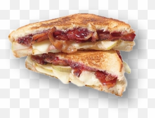Pear Bacon Grilled Cheese - Pear And Bacon Grilled Cheese Png,Grilled Cheese Png