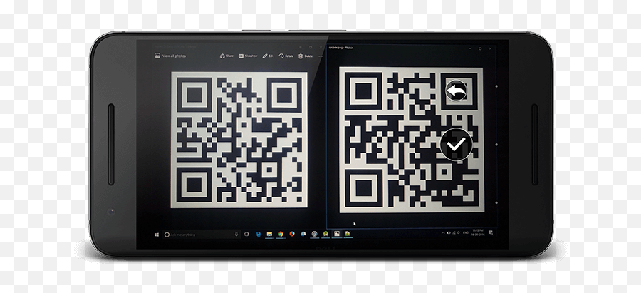 Programmatically Scan Qr Code And Bar - Smart Device Png,Android Material Barcode Icon