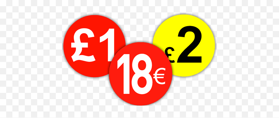 Price Tags Pricing Stickers In The Uk - 2 Pound Price Tag Png,Price Sticker Png