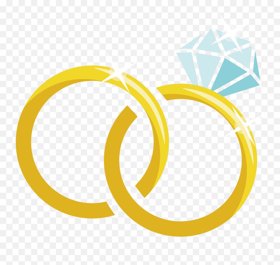 Material Vector Marriage Wedding Ring - Gold Ring Clipart Png,Ring Transparent Background