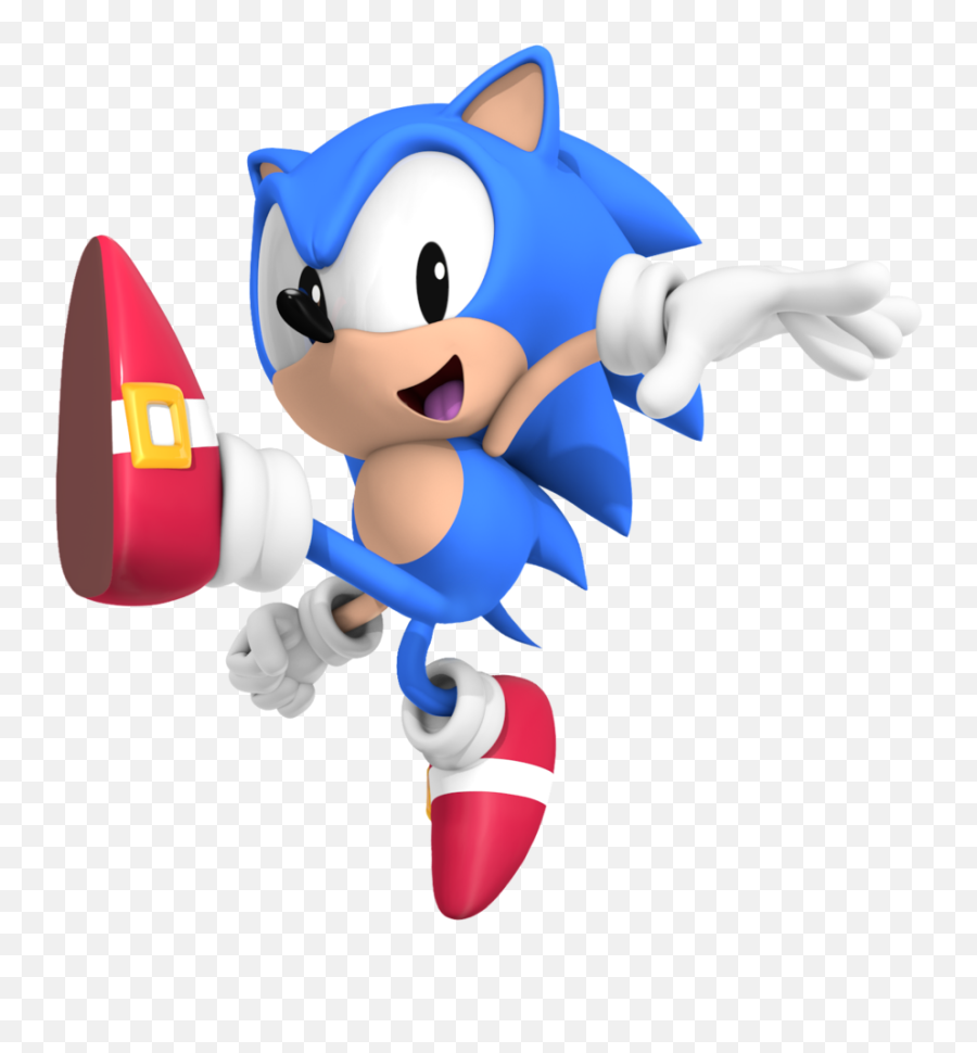 Clipart Classic Sonic - Sonic Forces Classic Sonic Pose Png,Sonic The Hedgehog Transparent