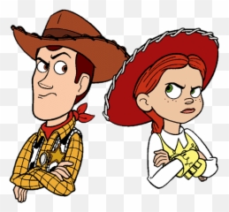 Woody Toy Story Drawing Free Download - Woody And Jessie Drawing Png,Woody Toy Story Png