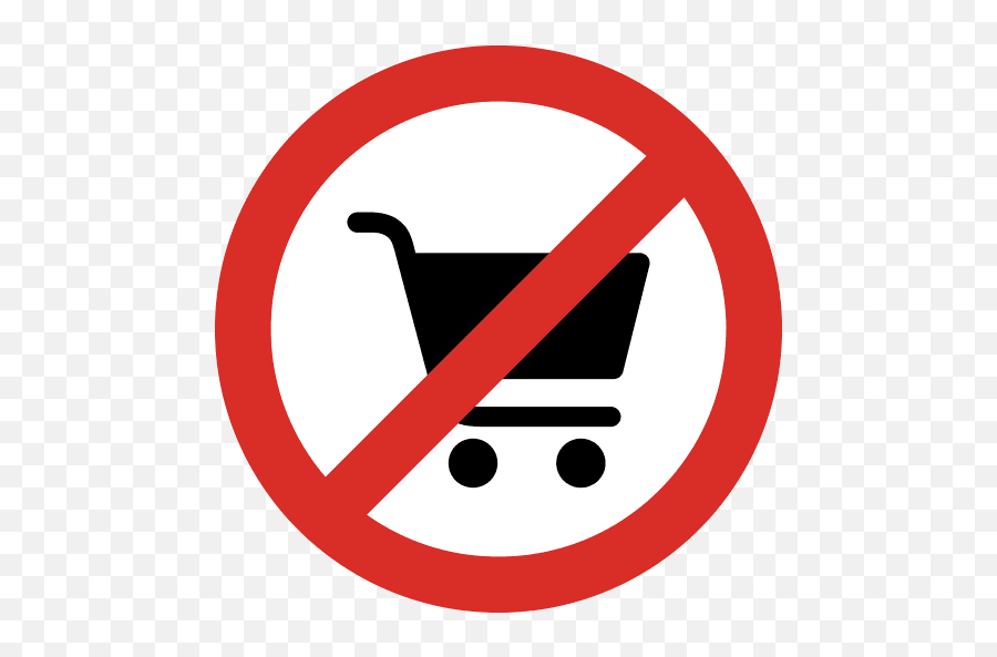 No Shopping Zone Icon Png And Svg Vector Free Download - Caddie Interdit,Ban Icon