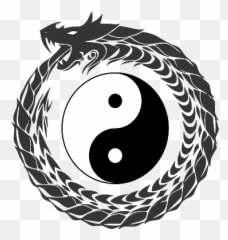 Dragon Ying Yang Die - Cut Vinyl Indoor Outdoor Car Truck Window Decal Sticker eBay Ouroboros Transparent png