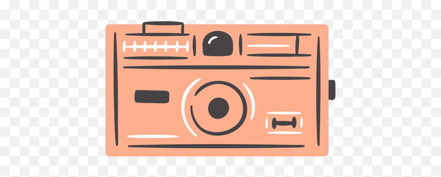 Vintage Camera Hand Drawn Color Transparent Png U0026 Svg Vector - Digital Camera,Cute Camera Icon