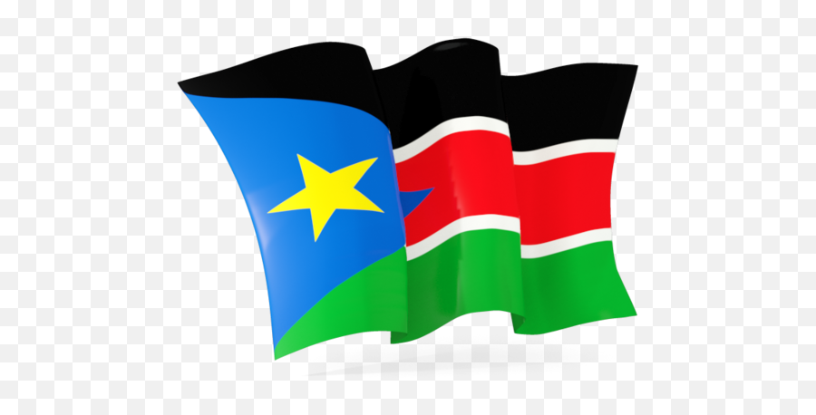 Waving Flag Illustration Of South Sudan - Waving Flag Of Honduras Png,Waving Flag Icon
