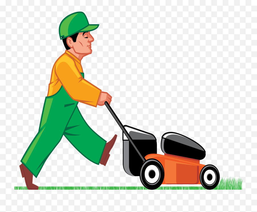 Transparent Mowing Grass - Lawn Mowing Clip Art Png,Mower Png