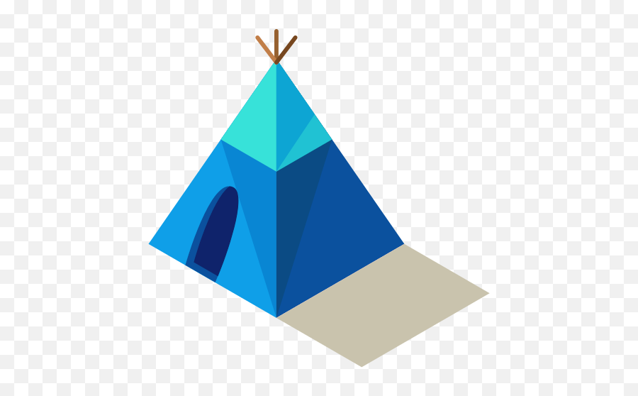 Tent Icon - Free Isometric Icons Dot Png,Tent Icon Png