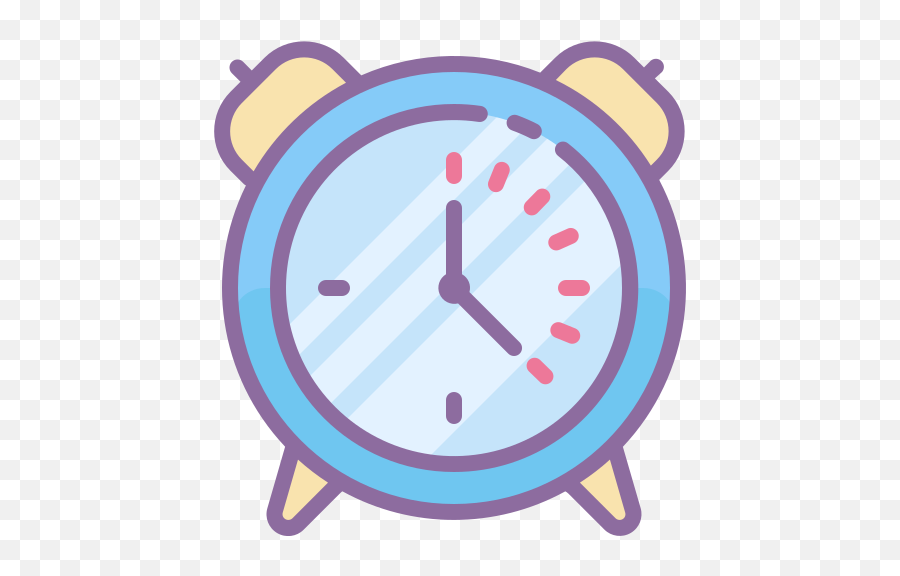 Alarm Clock Icon In Cute Color Style - Clock App Icons Png,Clock App Icon
