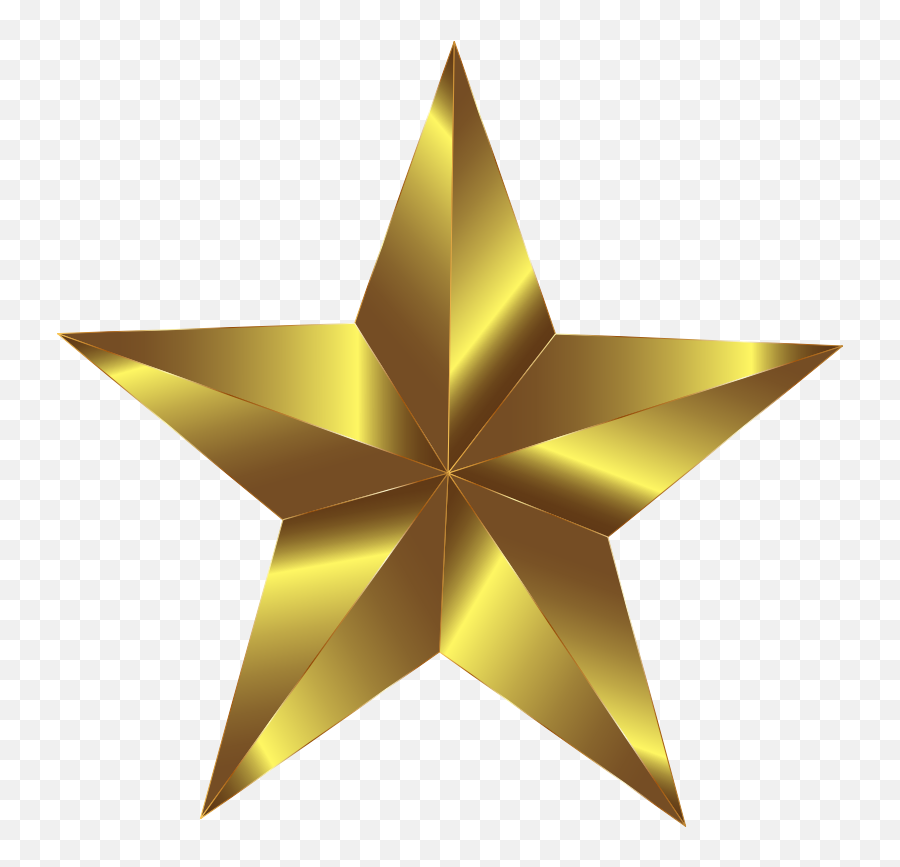 Hollywood Clipart Star - Gold Star Clipart Png,Hollywood Star Png