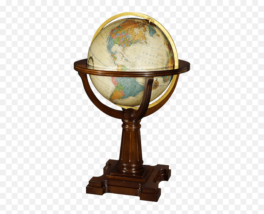 Floor Globes - Floorstanding World Globes Floor Standing Globe Png,Vintage Wide Globe Icon