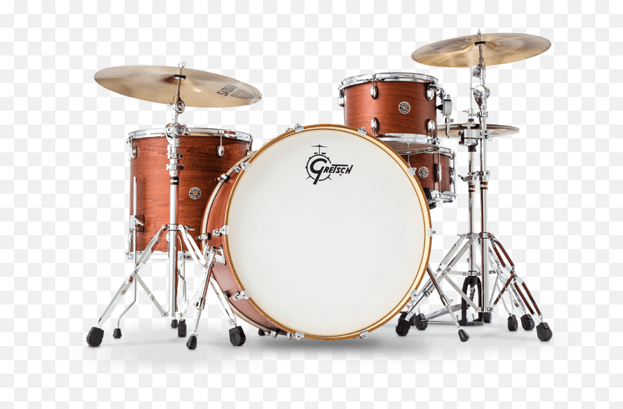 Catalina Club Rock 4pc With 24 Bass Drum Satin Walnut Glaze - Shell Pack Gretsch Drum Kit Png,Bass Drum Png