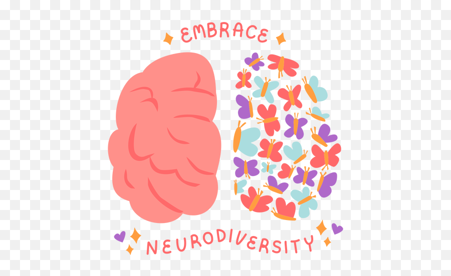 Embrace Neurodiversity Flat Transparent Png U0026 Svg Vector Brain Icon