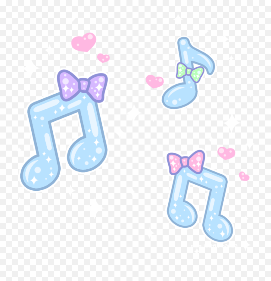 Musical Note Notation Drawing - Cute Music Note Png Kawaii Cute Music Notes,Music Note Png
