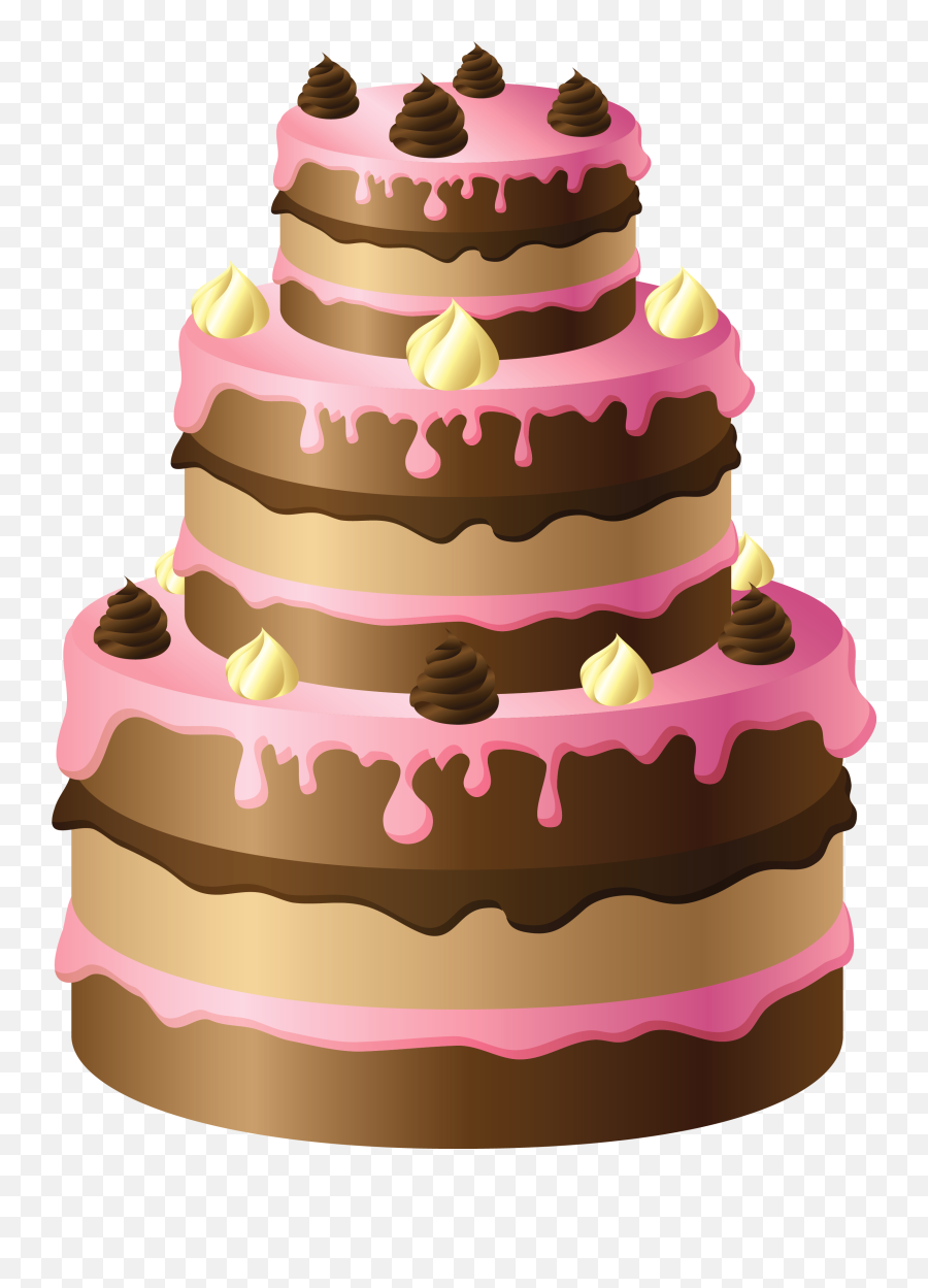 Happy Birthday Cake Png Images - Clipart Cake With Transparent Background,Birthday Cake Clipart Transparent Background