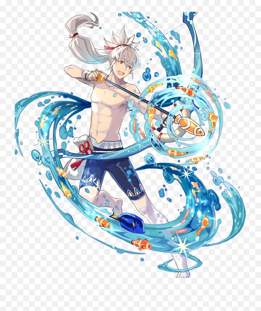 Fire Emblem Heroes Takumi - Fire Emblem Heroes Summer Takumi Png,Anime Fire Png