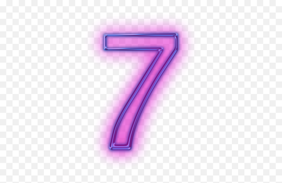 Download - Number 7 Transparent Png,Glowing Cross Png