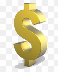 Png - Gold Dollar Sign
