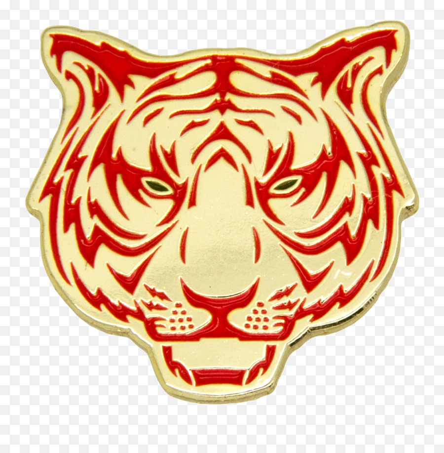 Pin - Tiger In A Circle Png,Tiger Head Png