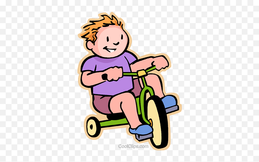 Boy Riding A Tricycle Png Free - Boy Riding Tricycle Clipart,Tricycle Png