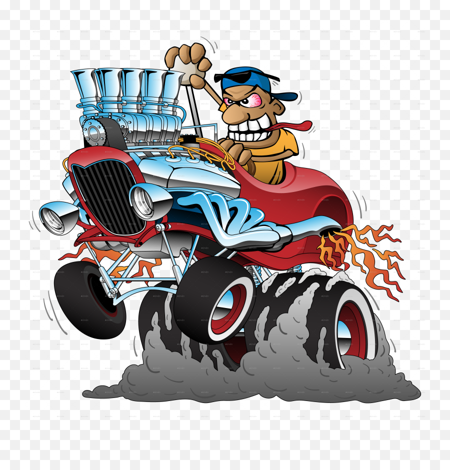 33 Highboy Hot Rod - Hot Rod Cartoon Png,Car Cartoon Png
