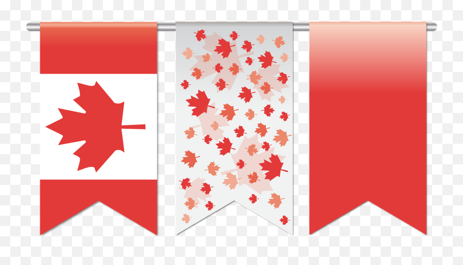 Vertical Banner Png - Leafredwhitevertical Canada Flag Canada Flag Banner Png,Canada Flag Transparent