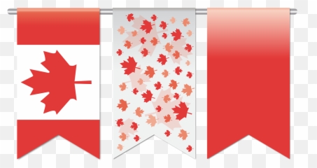 Vertical Banner Png - Leafredwhitevertical Canada Flag Banner Png