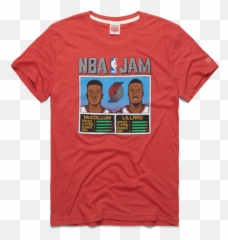Nba Jam Blazers Mccollum And Lillard - Denver Nuggets Nba Jam Shirt Png,Damian Lillard Png