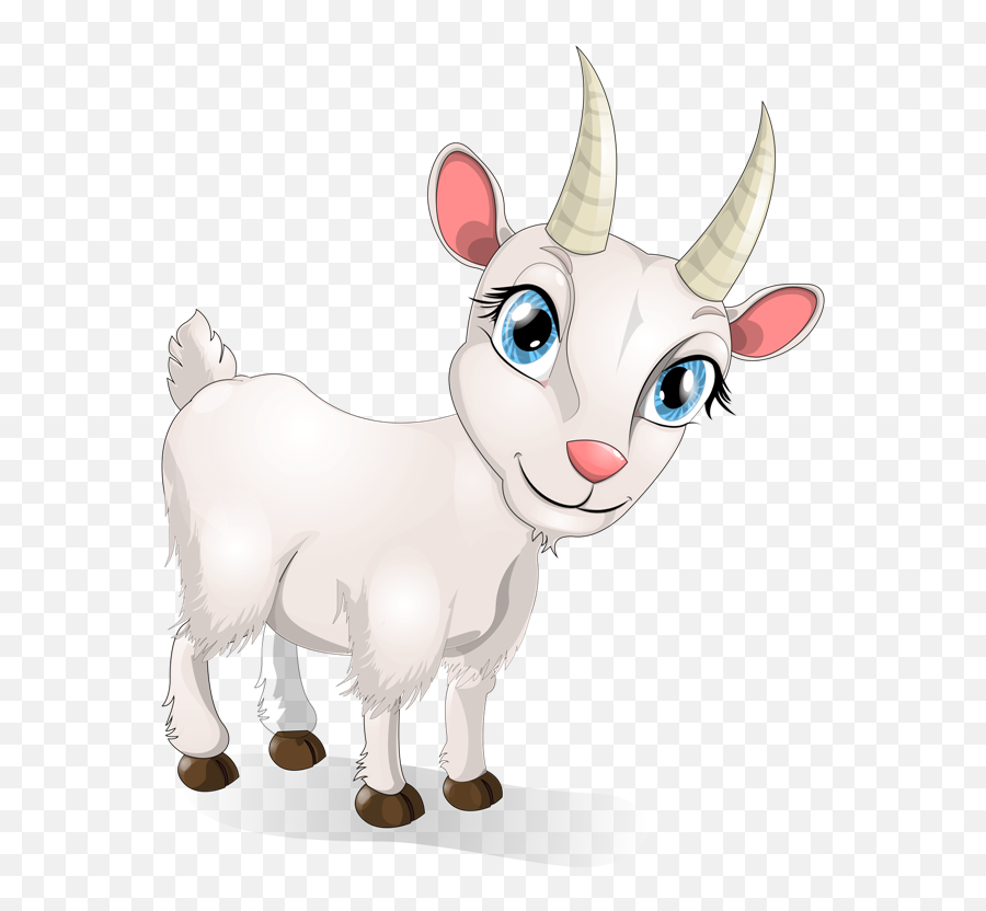 Download Goat Cartoon Funny Farm Big Eyes - Goat Cartoon Funny Png,Funny Eyes Png