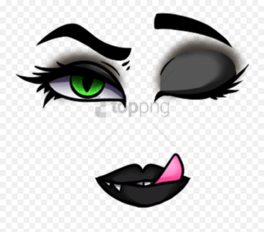 Free Png Eye Clipart Image With Transparent Background - Eerie Makeup Roblox,Eye Clipart Png