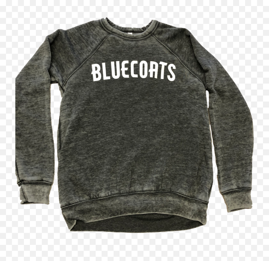 Gray Acid Wash Sweatshirt Bluecoats Png