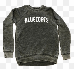 Gray Acid Wash Sweatshirt Bluecoats Png
