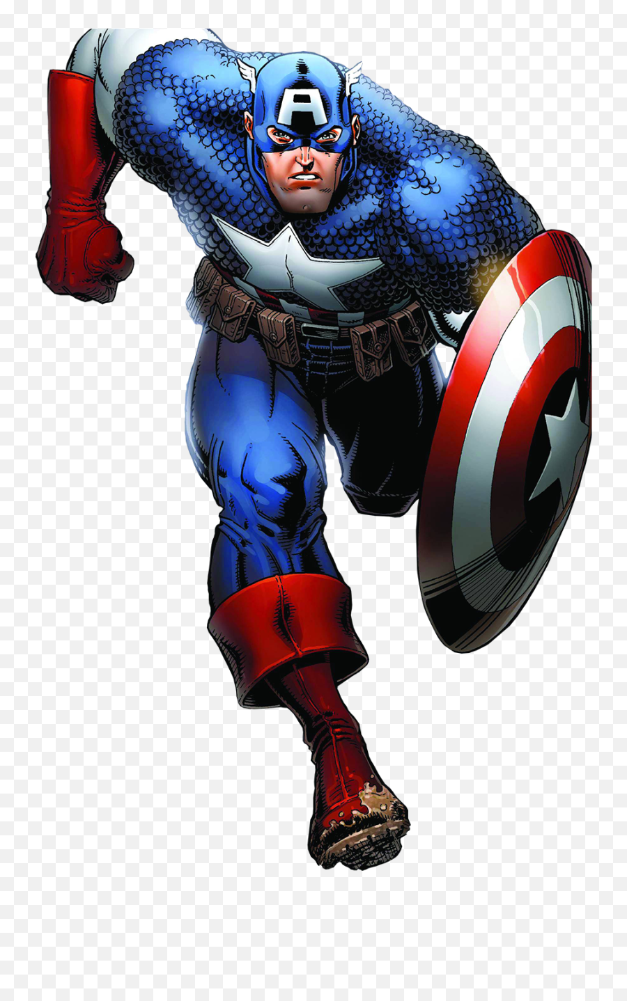 Captain America Png In High Resolution - Comic Marvel Captain America,Captain America Transparent Background