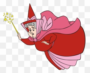 Princess Aurora Flora Fauna And - Fairies From Sleeping Beauty Png,Fairy Godmother Png