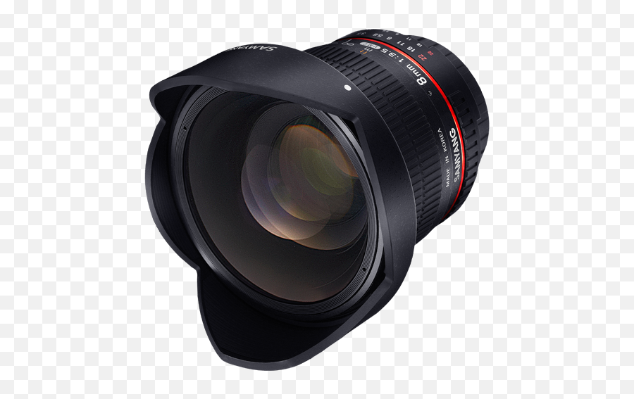 Samyang Optics - Samyang 8mm Fisheye Cs Ii Png,Camera Lens Png