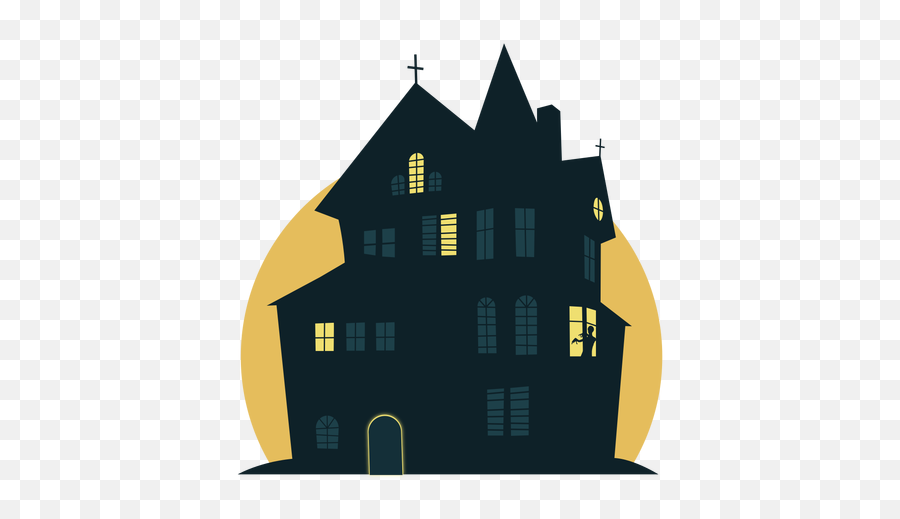 Scary Halloween House - Transparent Png U0026 Svg Vector File Clip Art,Halloween Png Transparent