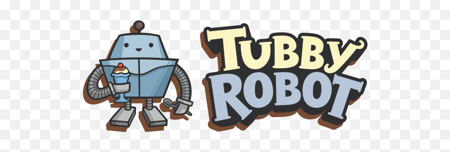 Tubby Robot Ice Cream Factory - Homemade Ice Cream Parlor In Clip Art Png,Robot Logo