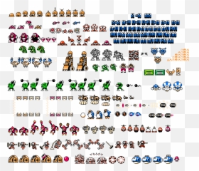 Download Unused - Mega Man Enemy Sprite Full Size Png Mega Man Enemies Sprite,Enemy Png