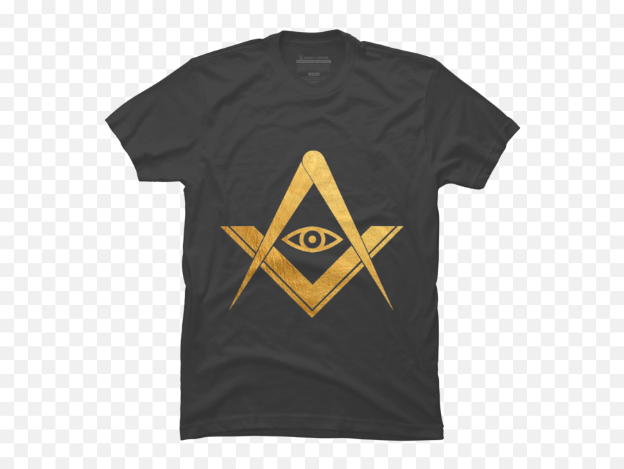 Download Golden Freemasonry Masonic Eye Symbol - All Seeing Square And Compass Png,All Seeing Eye Png