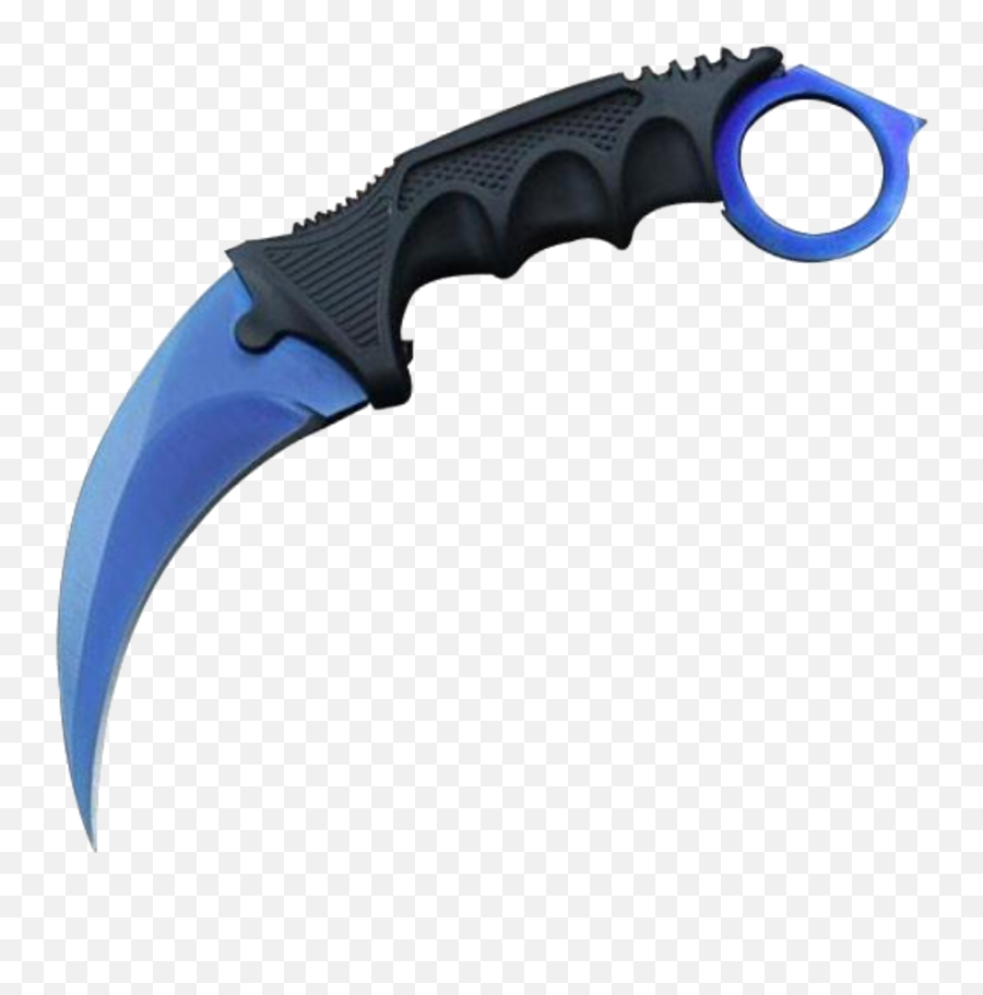 Blue Bluekarambit Csgo Knife Kniv - Blue Karambit Knife Csgo Png,Csgo Knife Png