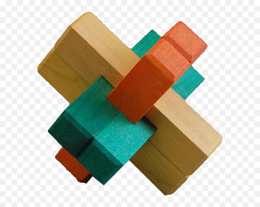 Kumiki Puzzle - 6 Piece Wood Puzzles Puzzle Master Inc Lumber Png,Piece Of Wood Png