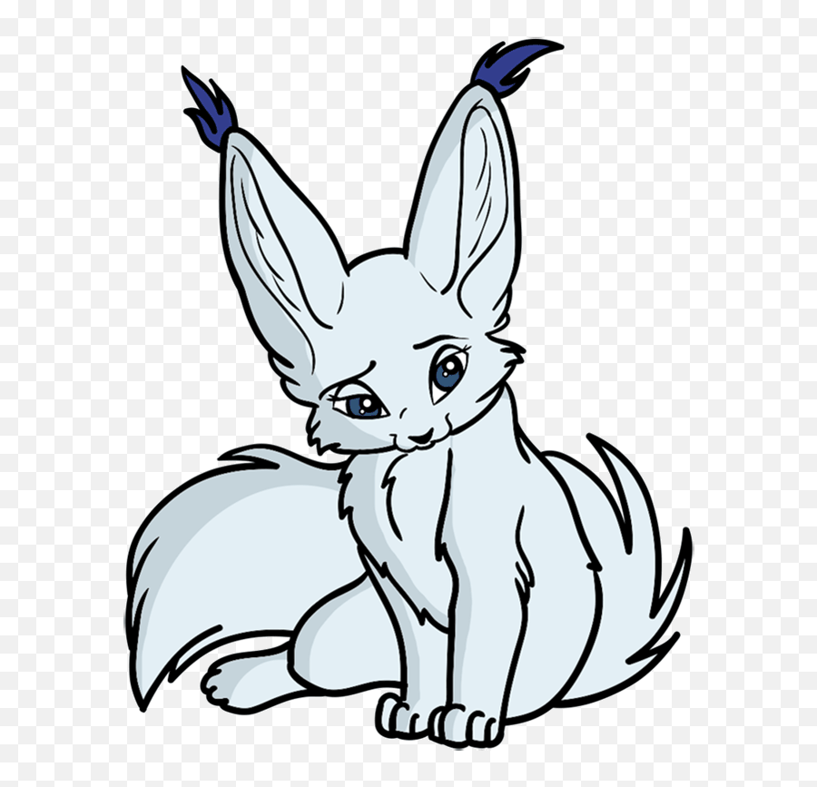 Learn How To Draw A Nice Fennec Fox - Fennec Fox Easy Drawing Png,Fennec Fox Png