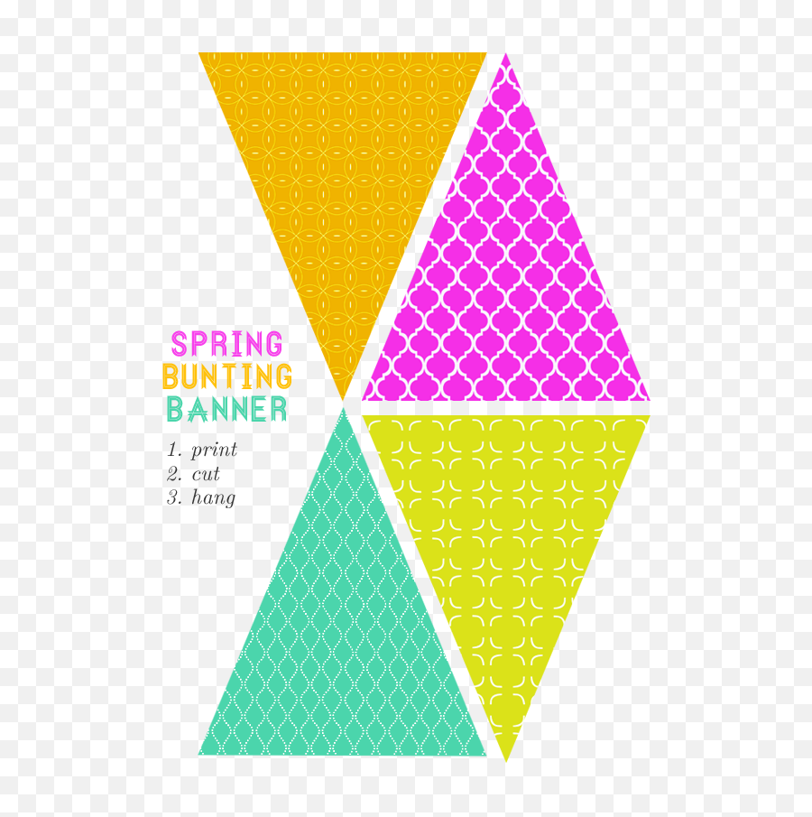 Download Hd Free Printable Bunting Banner - Free Printable Free Printable Bunting Flags Template Png,Bunting Png