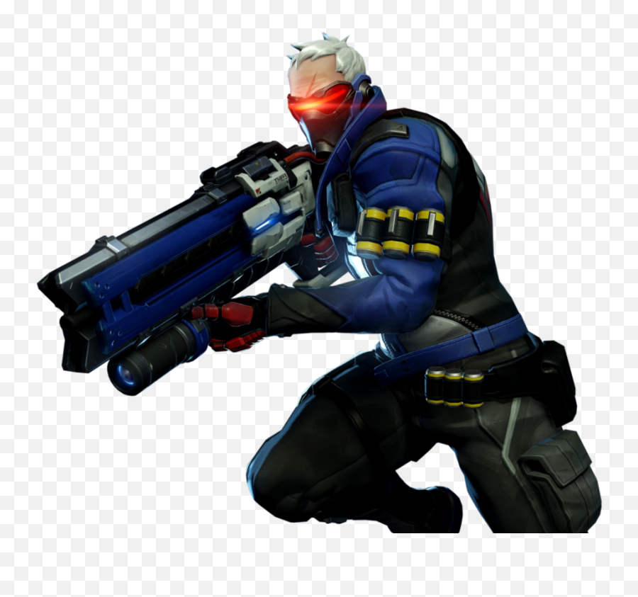 Overwatch Soldier 76 Png Vector Black - Overwatch Soldier 76 Transparent,Soldier 76 Png